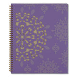 Cambridge Vienna Weekly/Monthly Appointment Book, Vienna Geometric Artwork, 11 x 8.5, Purple/Tan Cover, 12-Month (Jan to Dec): 2022