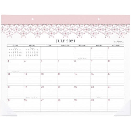 At-A-Glance Workstyle Academic Desk Pad Calendar - 1557704A