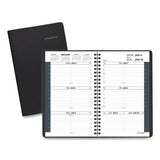 AT-A-GLANCE Weekly Block Format Appointment Book Ruled for Hourly Appointments, 8.5 x 5.5, Black Cover, 12-Month (Jan to Dec): 2022