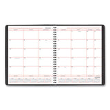 AT-A-GLANCE Monthly Planner in Business Week Format, 10 x 8, Black Cover, 12-Month (Jan to Dec): 2022