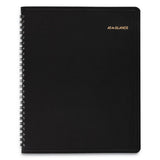 AT-A-GLANCE Weekly/Monthly Appointment Book, 8.75 x 7, Black Cover, 12-Month (Jan to Dec): 2022
