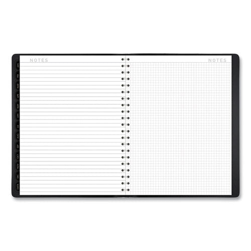 AT-A-GLANCE Contemporary Weekly/Monthly Planner, Vertical-Column Format, 11 x 8.25, Black Cover, 12-Month (Jan to Dec): 2022