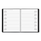 AT-A-GLANCE Contemporary Weekly/Monthly Planner, Vertical-Column Format, 11 x 8.25, Graphite Cover, 12-Month (Jan to Dec): 2022