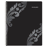 AT-A-GLANCE Madrid Weekly Block Format Appointment Book, Madrid Flora Artwork, 11 x 8.5, Black Cover, 12-Month (Jan to Dec): 2022