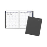 AT-A-GLANCE DayMinder Academic Monthly Planner, 11 x 8.5, White Sheets, Charcoal Cover, 12-Month (July to June): 2022-2023
