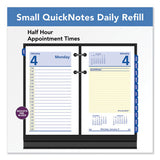 AT-A-GLANCE QuickNotes Desk Calendar Refill, 3.5 x 6, White Sheets, 2022