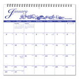 AT-A-GLANCE Illustratorâ€™s Edition Wall Calendar, Victorian Illustrations Artwork, 12 x 12, White/Blue Sheets, 12-Month (Jan-Dec): 2022
