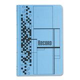 Adams Record Ledger Book, Record-Style Rule, Blue Cover, 11.75 x 7.25 Sheets, 500 Sheets/Book