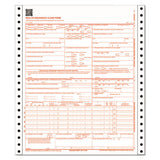 Adams CMS Health Insurance Claim Form, Three-Part Carbonless, 9.5 x 11, 1/Page, Continuous, 100  Forms
