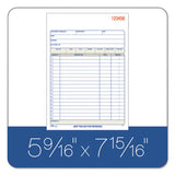 Adams Two-Part Sales Book, Two-Part Carbon, 7.94 x 5.56, 1/Page, 50 Forms