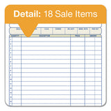 Adams Two-Part Sales Book, Two-Part Carbon, 7.94 x 5.56, 1/Page, 50 Forms