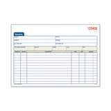 Adams Two-Part Invoice Book, Two-Part Carbonless, 5.56 x 8.44, 1/Page, 50 Forms