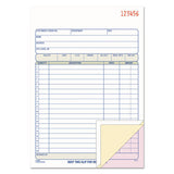 Adams TOPS Sales/Order Book, Three-Part Carbonless, 7.95 x 5.56, 1/Page, 50 Forms