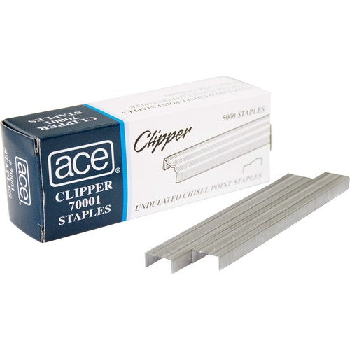Advantus Ace Undulated Clipper Staples - ACE70001