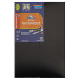 Elmer's CFC-Free Polystyrene Foam Premium Display Board, 24 x 36, Black, 12/Carton