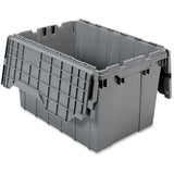 Akro-Mils Attached Lid Storage Container - 39120GREY