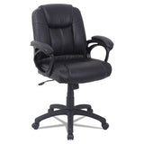 Alera Alera CC Series Executive Mid-Back Bonded Leather Chair, Supports Up to 275 lb, 18.5?ó?é¼?ô to 22.24