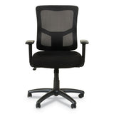 Alera Alera Elusion II Series Mesh Mid-Back Swivel/Tilt Chair, Adjustable Arms, Supports 275lb, 17.51" to 21.06" Seat Height, Black