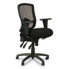 Alera Alera Etros Series Mesh Mid-Back Petite Multifunction Chair, Supports Up to 275 lb, 17.16
