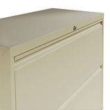 Alera Lateral File, 4 Legal/Letter-Size File Drawers, Putty, 30" x 18" x 52.5"