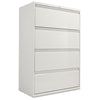 Alera Lateral File, 4 Legal/Letter-Size File Drawers, Light Gray, 36