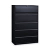 Alera Lateral File, 5 Legal/Letter/A4/A5-Size File Drawers, Black, 42