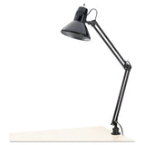 Alera Architect Lamp, Adjustable, Clamp-on, 6.75"w x 20"d x 28"h, Black