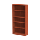 Alera Alera Valencia Series Bookcase, Five-Shelf, 31.75w x 14d x 64.75h, Medium Cherry