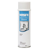 Misty Glass and Mirror Cleaner with Ammonia, 19 oz Aerosol Spray, 12/Carton
