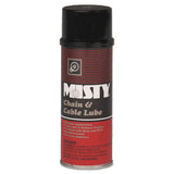 Misty Chain and Cable Spray Lube, Aerosol Can, 12 oz, 12/Carton