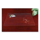 Artistic Eco-Clear Desk Pad with Antimicrobial Protection, 19 x 24, Clear