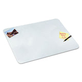 Artistic Clear Desk Pad with Antimicrobial Protection, 20 x 36, Clear