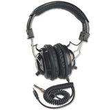 AmpliVox Deluxe Stereo Headphones w/Mono Volume Control, Black