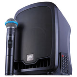 AmpliVox Bluetooth Wireless Portable Media Player PA System, 36W, Black