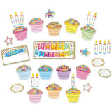 Ashley Birthday Cupcake Bulletin Board Set - 96003
