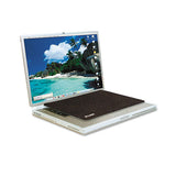 Allsop Travel Notebook Optical Mouse Pad, 11 x 7.25, Black
