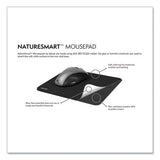 Allsop Naturesmart Mouse Pad, 8.5 x 8, Leaf Raindrop Design
