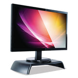Allsop Ergo Riser Monitor Stand, 16" x 9" x 2.75", Black, Supports 30 lbs