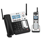 AT&T SB67138 DECT 6.0 Phone/Answering System, 4 Line, 1 Corded/1 Cordless Handset