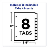 Avery Big Tab Insertable Dividers - Reinforced Gold Edge - CI2138