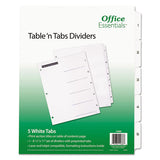 Avery B/W Print Table of Contents Tab Dividers - 11666