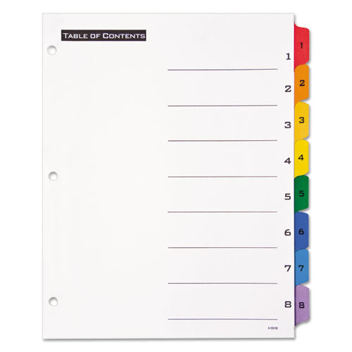 Avery Table 'N Tabs Numeric Dividers - 11669