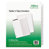 Avery Table 'N Tabs Daily Dividers - 11680