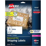 Avery Weatherproof Mailing Labels with TrueBlock - 15513