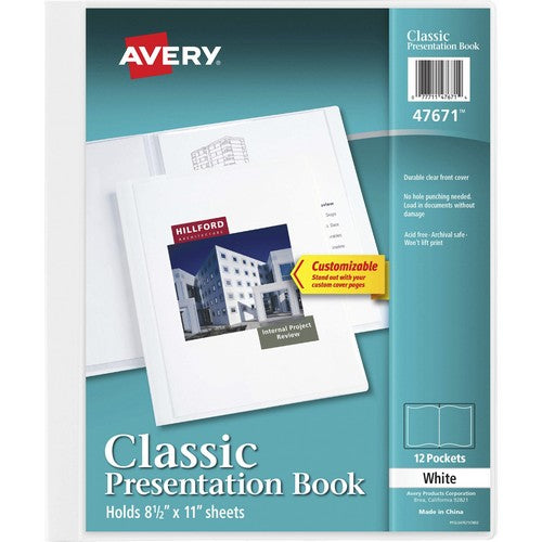 Avery White Presentation Book - 47671