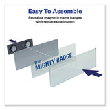 The Mighty Badge Mighty Badge Professional Reusable Name Badge System - 71201