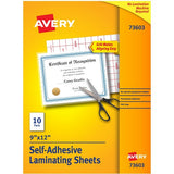 Avery Self-Adhesive Laminating Sheets - 73603