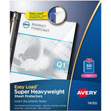 Avery Diamond Clear Heavyweight Sheet Protectors - 74130