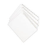 Avery Allstate-Style Legal Side Tab Dividers, Exhibit H, Letter, White, 25/Pack