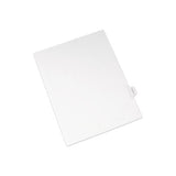 Avery Allstate-Style Legal Side Tab Dividers, Exhibit H, Letter, White, 25/Pack